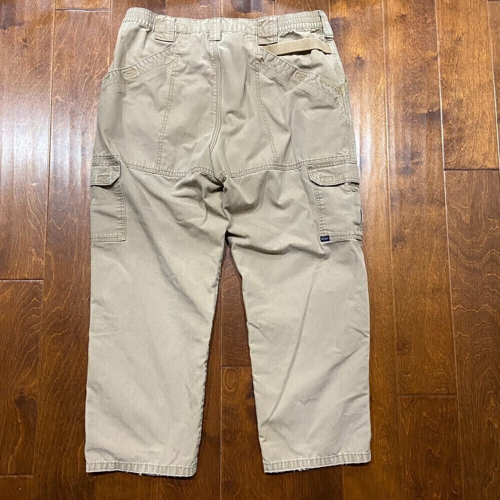 5.11 Tactical Gear Cargo Utility Workwear Outdoors Khaki Tan Pants Size 38 x 30 - Picture 4 of 8